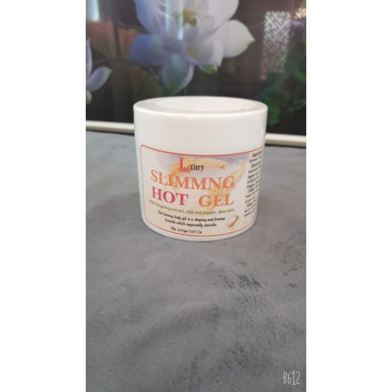 Gel giảm béo Lxury Slimming Hot gel - Hộp lớn 600g gel nóng giảm béo chiết xuất Sâm Đắng siêu hiệu quả