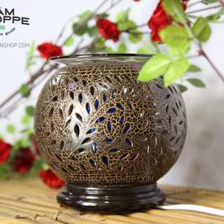[LOẠI 1 - TẶNG BÓNG ĐÈN] Đèn xông tinh dầu gốm T0009