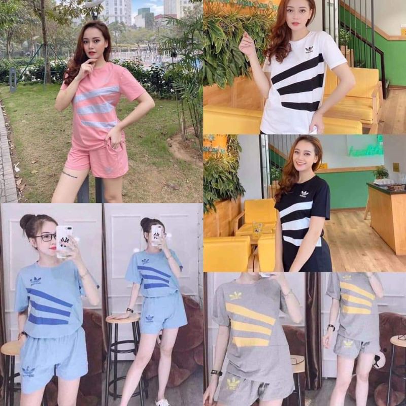 Đồ bộ đùi. chất thun cotton 4 chiều dày mịn