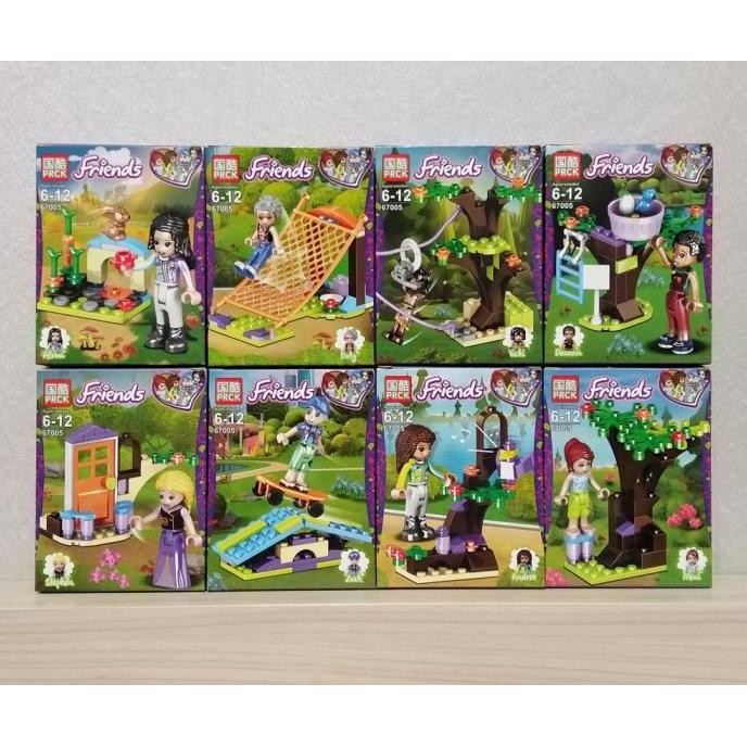 Mô Hình Đồ Chơi Lego Prck 67005 Minifigure Friends 8 (8 Trong 1 Mia 's Tree House) 0512