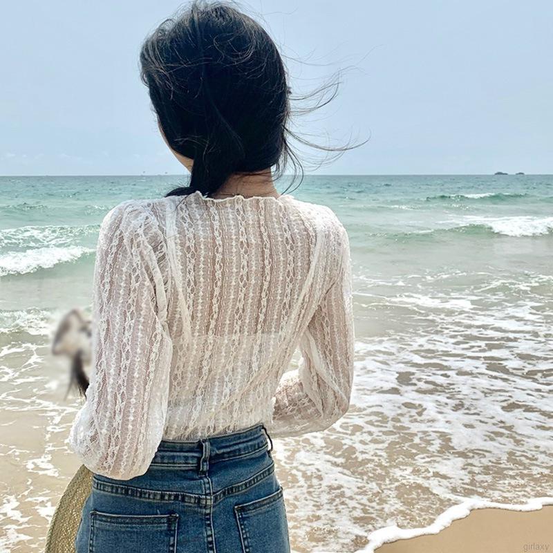 Áo Ren Tay Dài Thời Trang Dành Cho Nữ