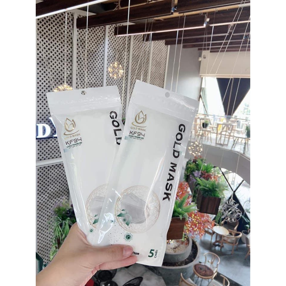 Khẩu Trang 4D KF94 Hàn Quốc Chống Bụi Mịn Và Kháng Khuẩn
