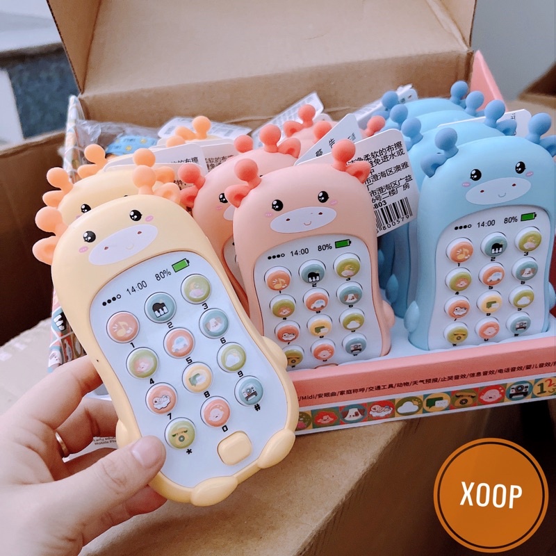 Sale !!! ĐỒ CHƠI ! ĐIỆN THOẠI PHÁT NHẠC HÌNH CHỒN CHO BÉ TRAI BÉ GÁI (SP001751 ) Shop Phúc Yến