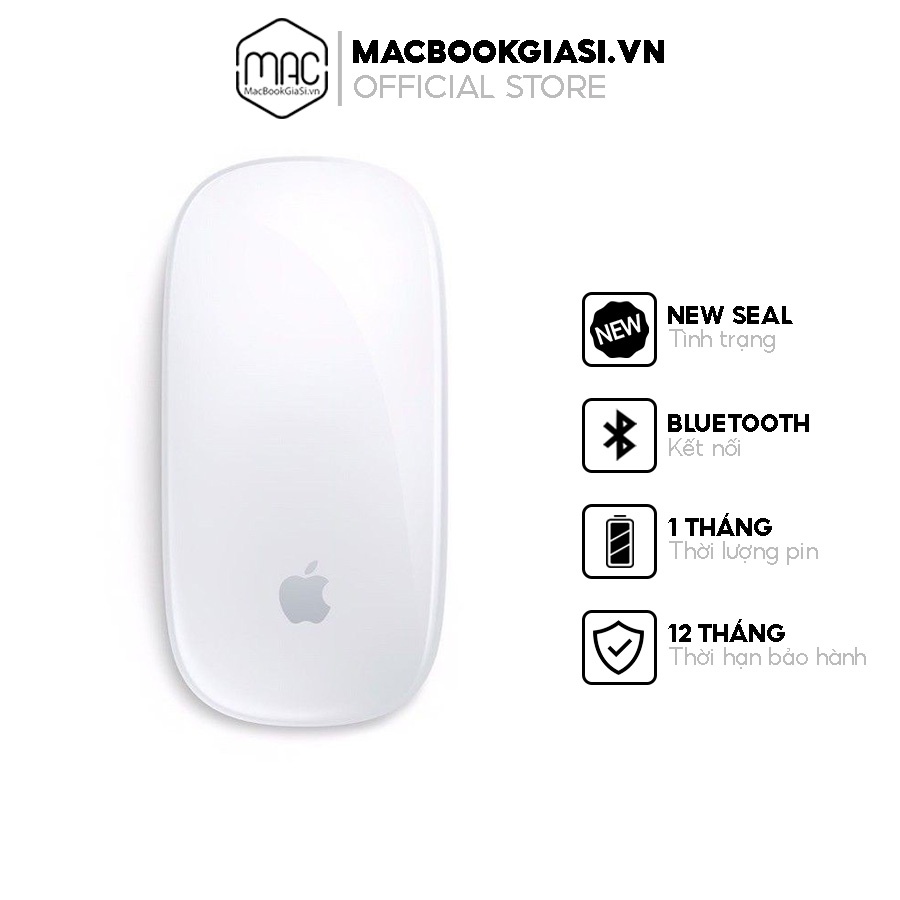 Chuột không dây kết nối bluetooth Magic Mouse 2, hàng chính hãng bảo hành 12 tháng