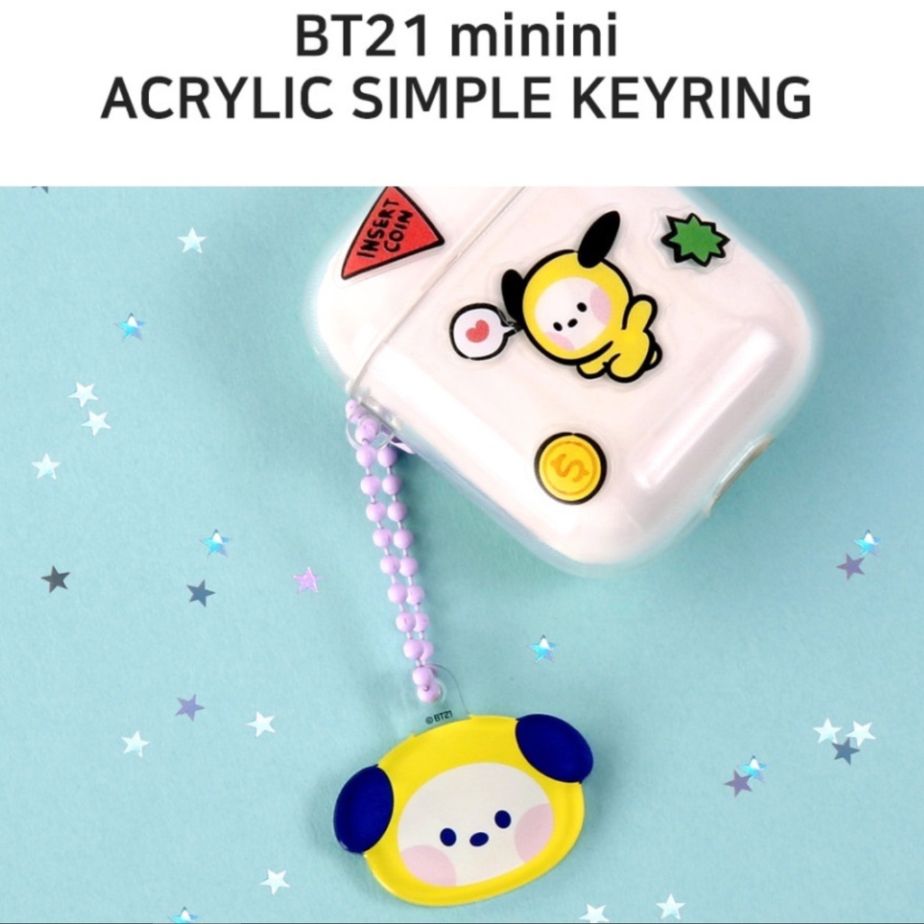 Móc khóa BT21 Minini Acrylic Simple Keyring Beens Company