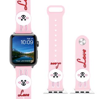 【Apple Watch Strap】Soft Cartoon Silicone Strap for Apple watch Series 6 se 5 4 3 2 1 38mm 40mm 42mm 44mm Cute watch band
