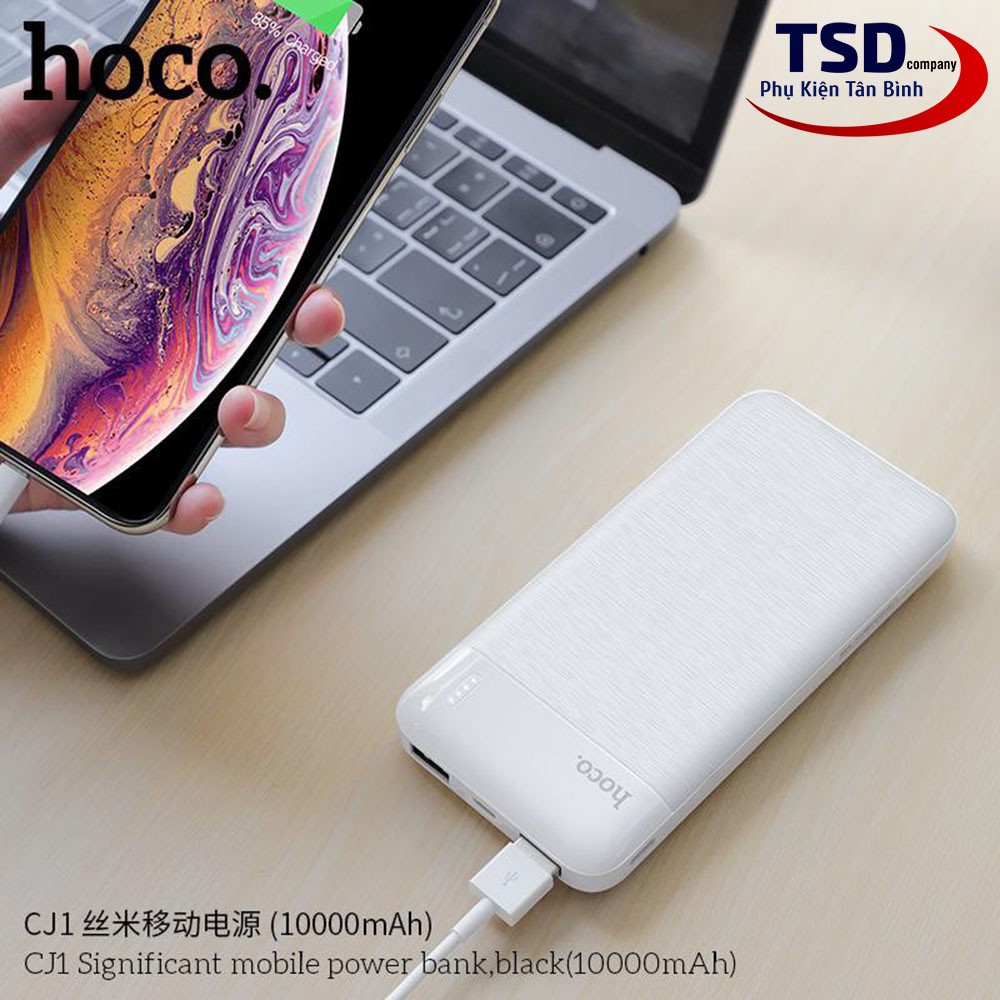 Pin Sạc Dự Phòng Hoco CJ1 10000mAh Dual USB Chính Hãng