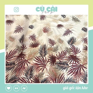 Vải Voan cát ( Voan cát dày dặn sờ suôn mềm mát rượi )