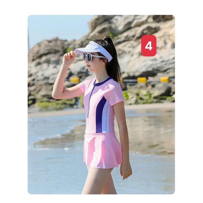 BỘ BƠI SZ ĐẠI BÉ GÁI NGẮN TAY MINXU SHOP