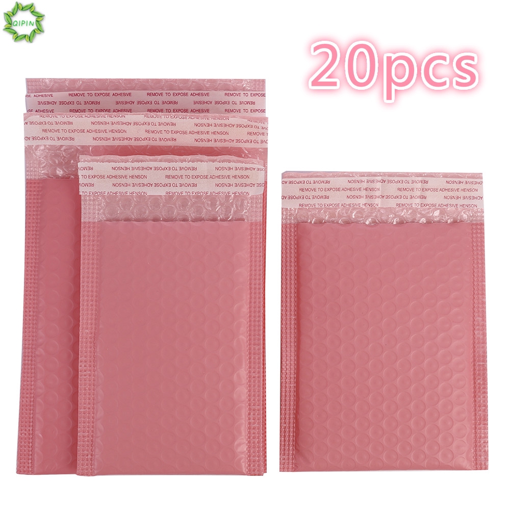 Set 20 túi bong bóng màu hồng tiện dụng