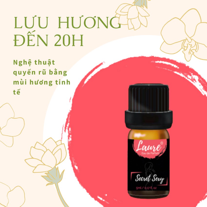 Nước Hoa Vùng Kín Laure Secret Perfume, Cho Bạn Sự Gợi Cảm,Tự Tin Tỏa Sáng Lãng Mạn Và Quyết Rũ