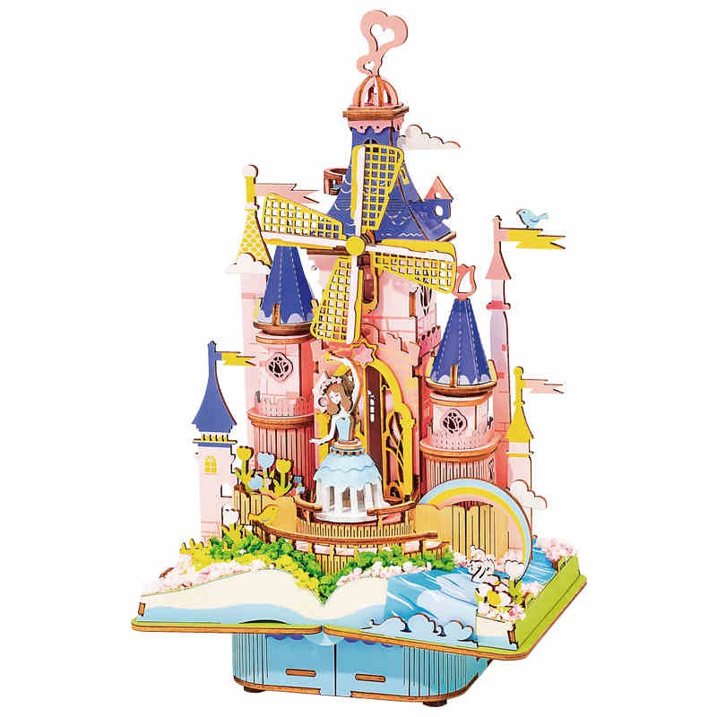Mô hình Hộp nhạc Magic Castle AM59 Robotime Music Box