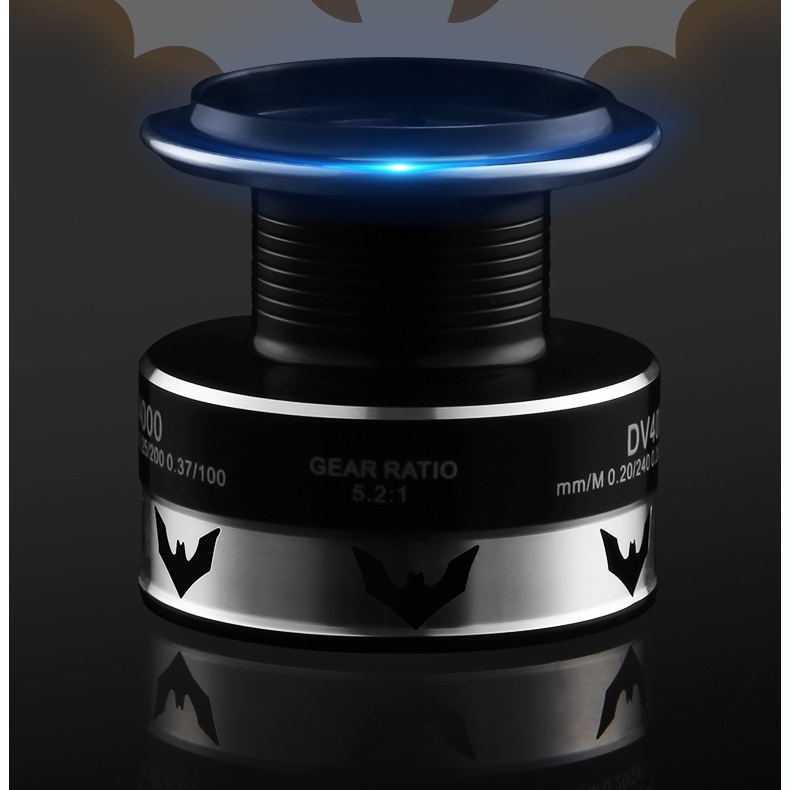 Mavllos Cuốn Thừng Câu Cá Máy Câu Cá Kim Loại Mavllos Dark Knight 1000-7000 15kg Max Drag 5.2: 1