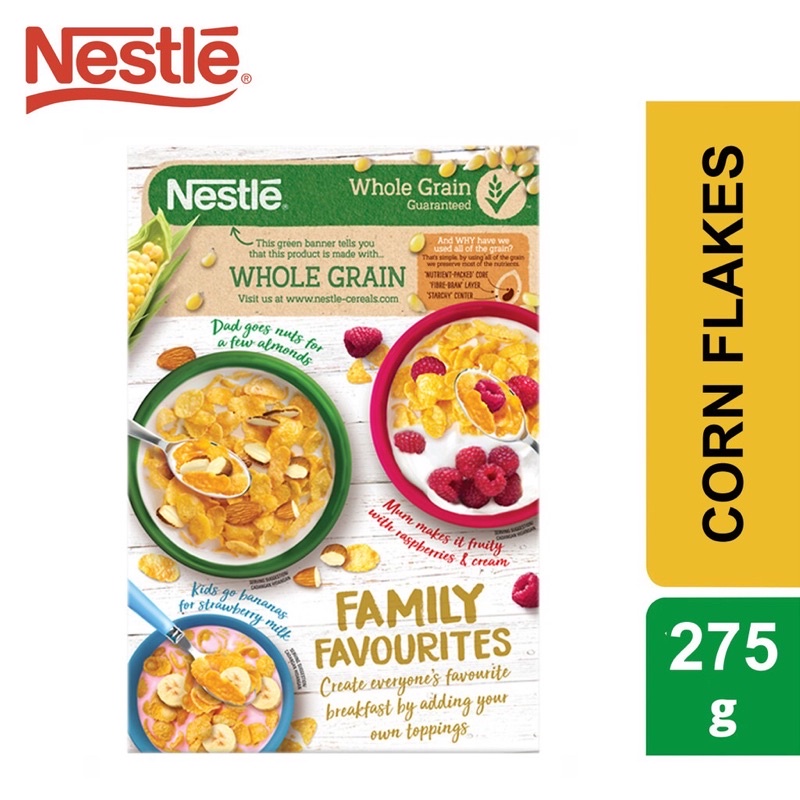 Bánh/ngũ cốc ăn sáng Nestlé Gold Corn Flakes - Hộp 275g