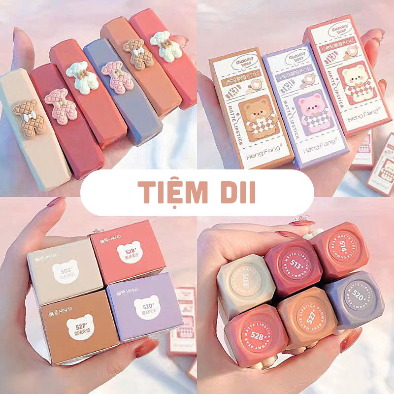 Son Đặt Thêm Cho Box Quà Tặng Mẫu Son Gấu Nội Địa T Màu Đẹp Ấn Tượng