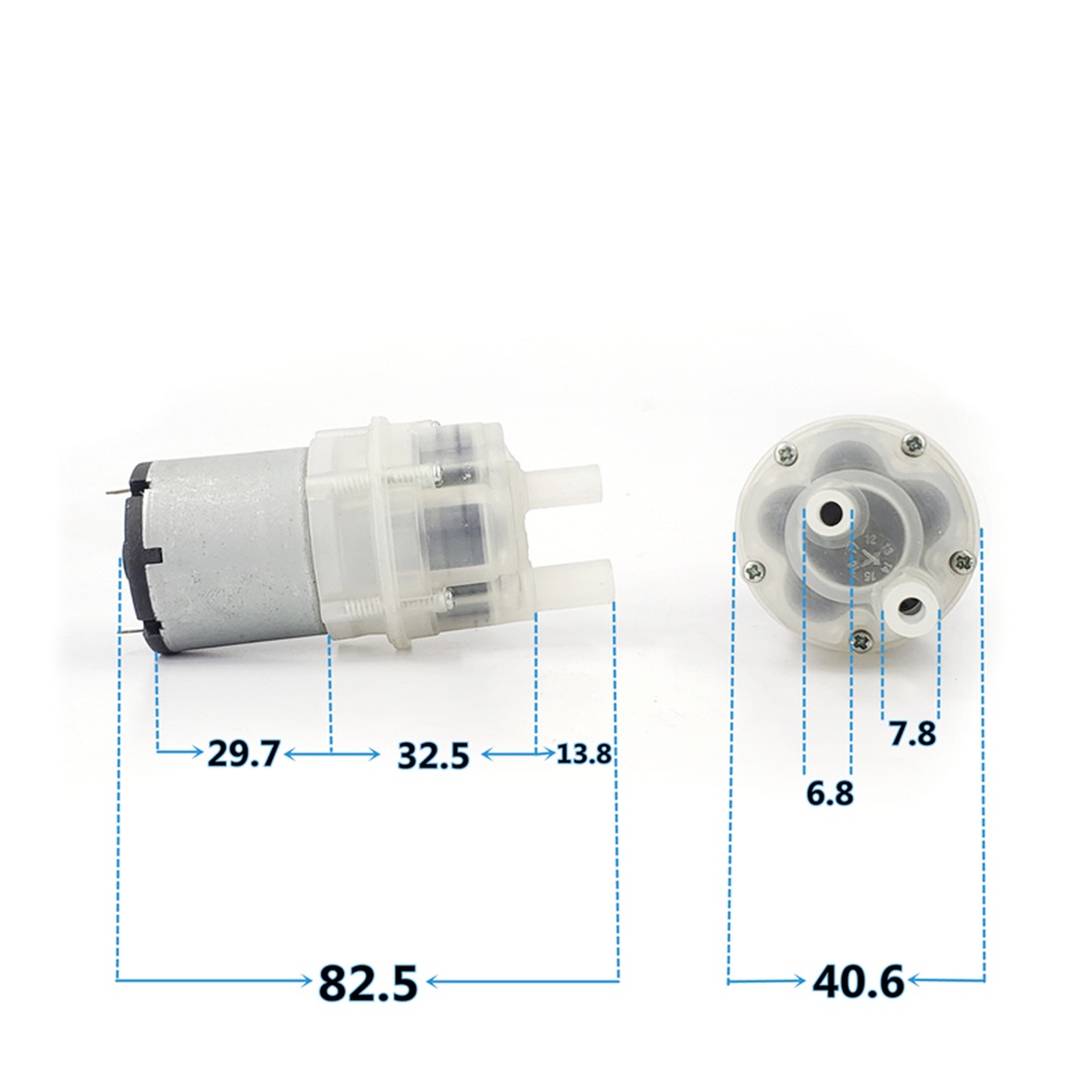 Máy Bơm Nước Pít Tông Mini DC 12V Tự Động Hút Nước 5 Lần Cho Bể Cá