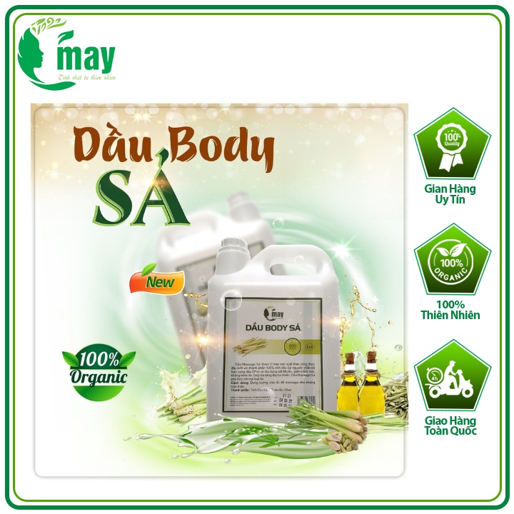 [Chính Hãng] Dầu Massage Body Tinh Dầu Sả - 5 Lít