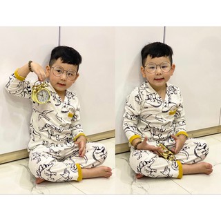 Bộ Pijama dài tay bé trai - Quần áo trẻ em