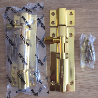 Chốt cửa thau 100mm Vickini
