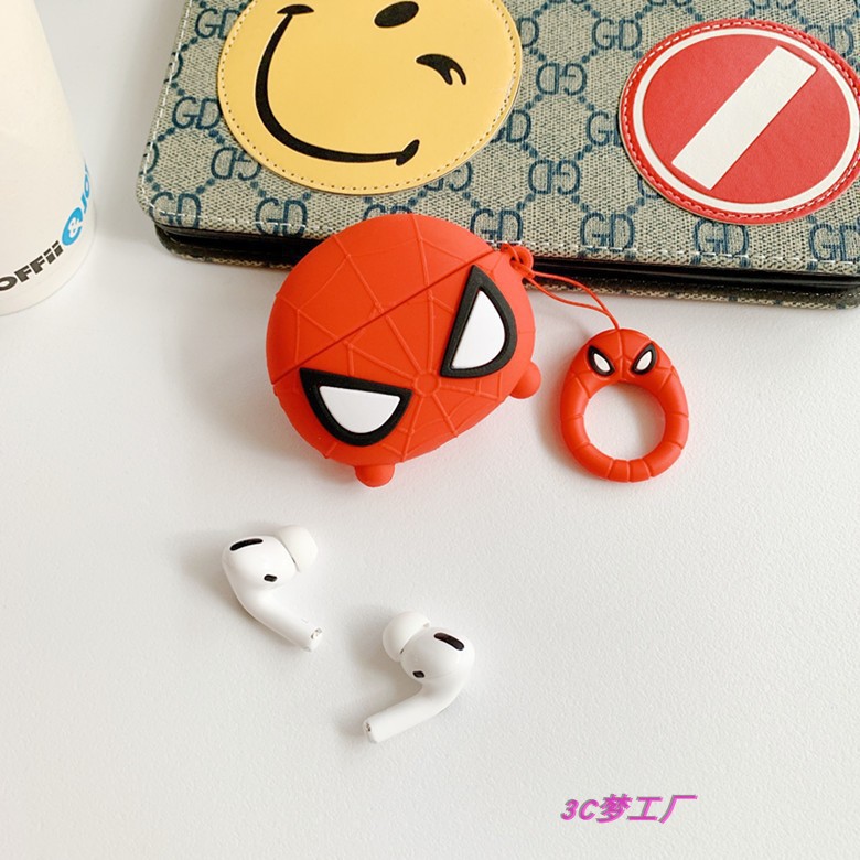 Case airpod - Vỏ bao đựng tại nghe airpod Airpod pro Các Siêu Anh Hùng chống va đập -Hồng Anh Case