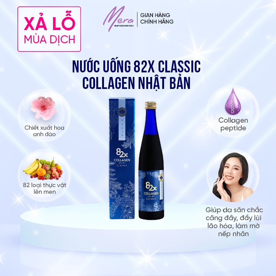 82X PLACENTA CLASSIC Dạng Nước 450.000mg Nhau Thai "Heo Hạnh Phúc" 500ml