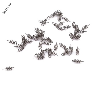 Set 50 móc lò xo cố định mồi câu cá mềm