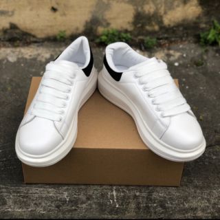 [Full Box + Freeship] Giày nữ trắng đế mc queen thời trang