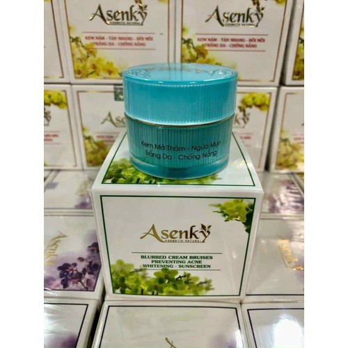 KEM ASENKY MỜ THÂM MỤN TRẮNG DA CHỐNG NẮNG 10G