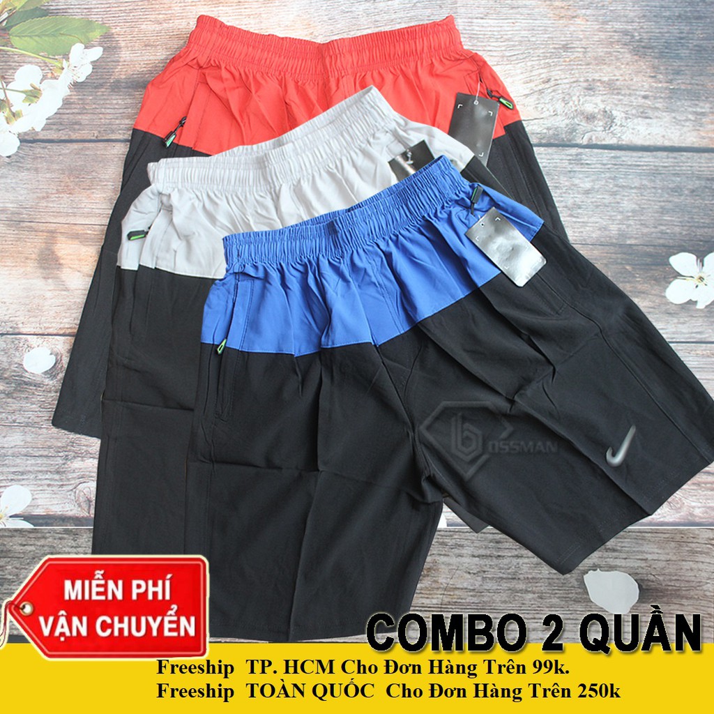 COMBO 2 Quần đùi Thể Thao Nam -Vải DÙ L.1