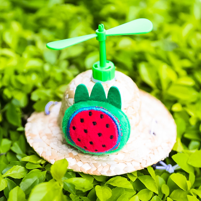 Nón cói gấu bông dễ thương dành cho chó lớn