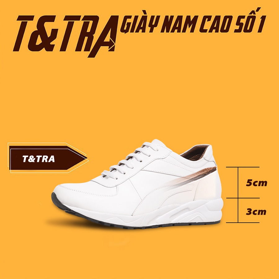 [ 8CM ] Giày Cao Nam T&amp;TRA T28T