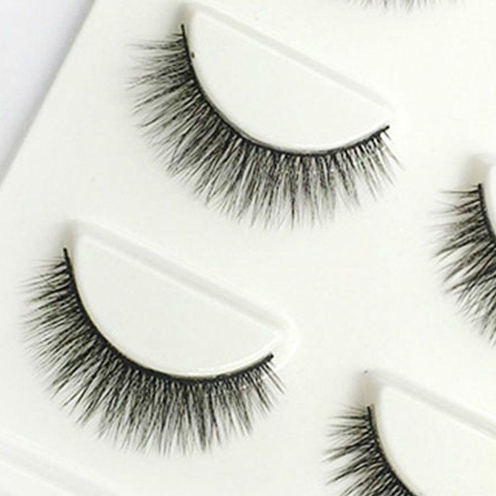 Set 3 Cặp Lông Mi Giả Bằng Lông Chồn Nhân Tạo Handmade Mềm Mại