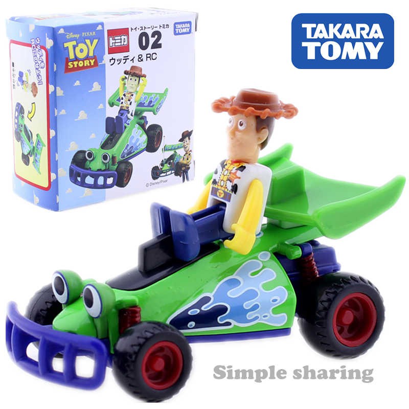Đồ chơi Mô hình Tomica Toy Story Woody And Rc trong phim Toy Story