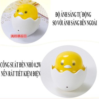 Đèn ngủ con vịt cảm ứng tự động tắt mở siêu đẹp