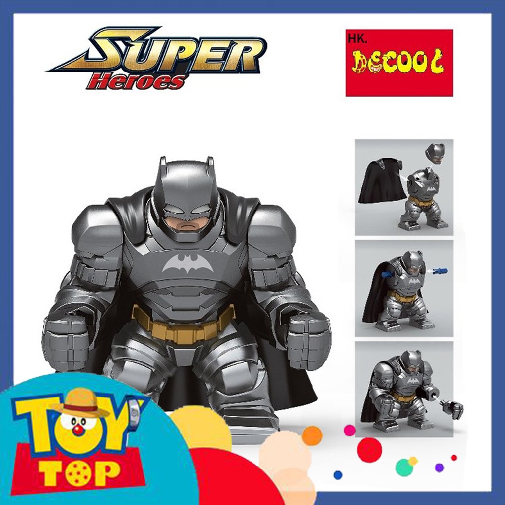 Đồ chơi ghép Batman lắp ráp Big Fig nhân vật Người dơi xếp hình Decool BigFig DC 0295