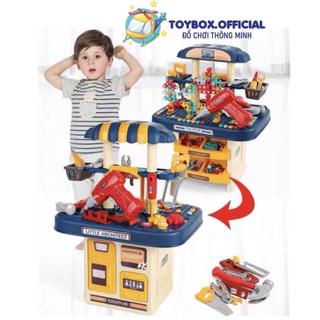 Bộ đồ chơi kỹ sư lắp ráp cao cấp cho bé, đồ chơi giáo dục toybox