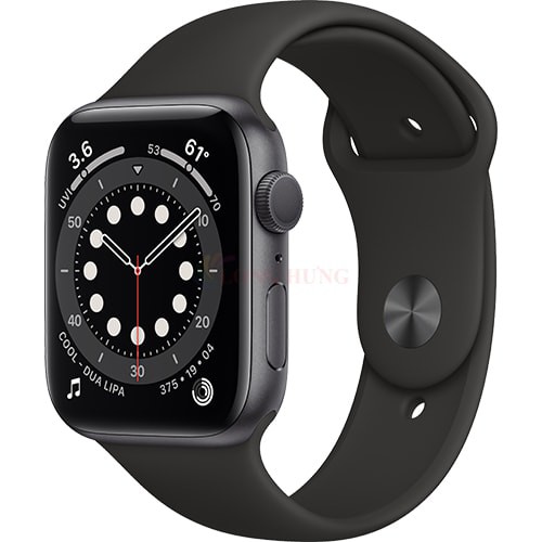 [Mã ELMS5TR giảm 5% đơn 5TR] Đồng hồ thông minh Apple Watch Series 6 GPS Aluminum Case Sport Band - Hàng nhập khẩu