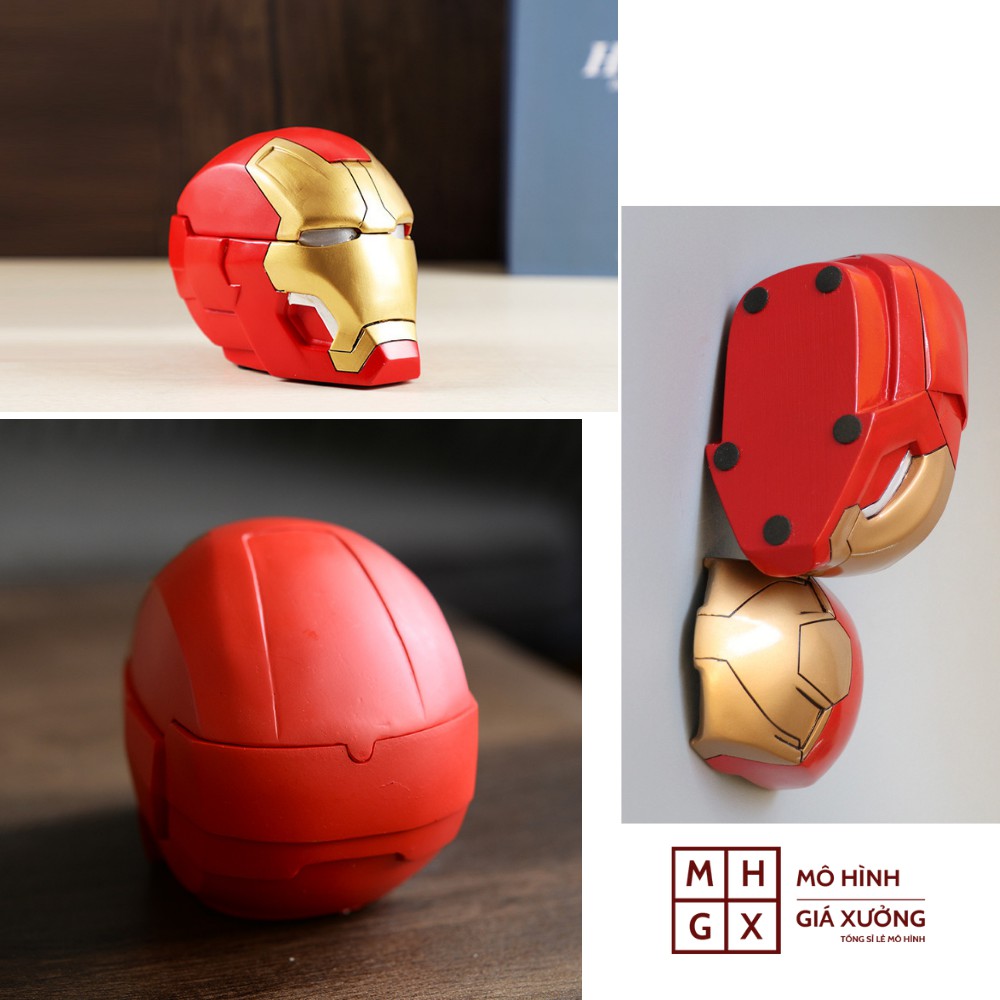 Mô Hình Avenger Đầu Iron Man, Transformer Optimus , Megatron Cao 11-14cm ( Có Thể Làm Gạt Tàn )  - Figure Tượng Avenger
