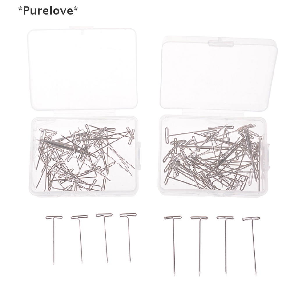 Set 50 Ghim Kim Loại Chữ t 32 / 38mm Chuyên Dụng Cho May Vá DIY