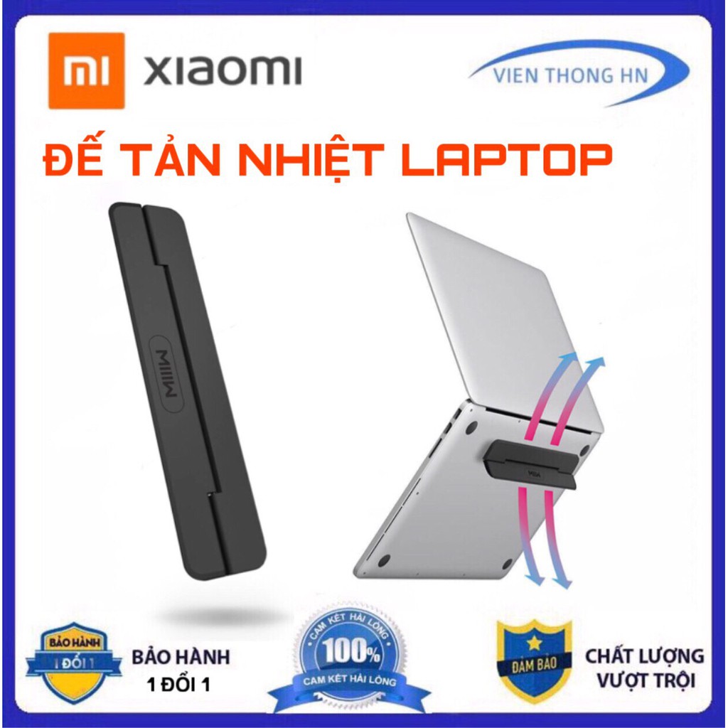 Đế tản nhiệt kê cao laptop Xiaomi Miiiw - giá đỡ máy tính giảm nhiệt độ gấp gọn chất liệu cao su dẻo