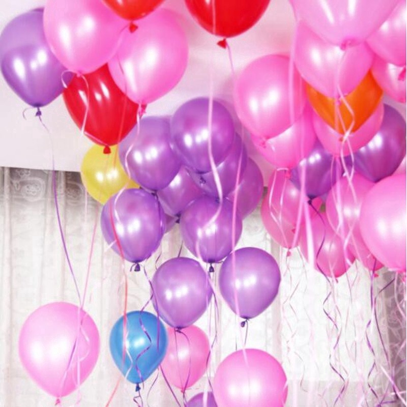10 Bong Bóng Latex Trang Trí Tiệc