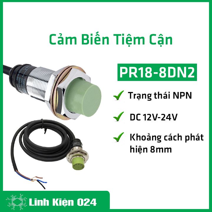 Cảm biến tiệm cận PR18-8DN2 Autonics dòng PR Series điện áp 12-24VDC