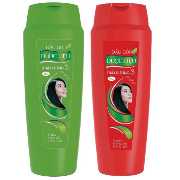 Dầu gội dược liệu trị nấm, ngứa, rụng tóc Thái Dương 3 20ml/ 600ml/ 1100ml