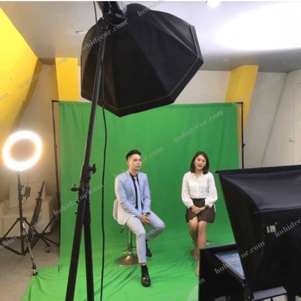 Phông Xanh Quay Phim, Tách Nền, Livestream, Phông Vải Chụp Ảnh Studio, Background Xanh Lá Key Hình - HoHi Decor