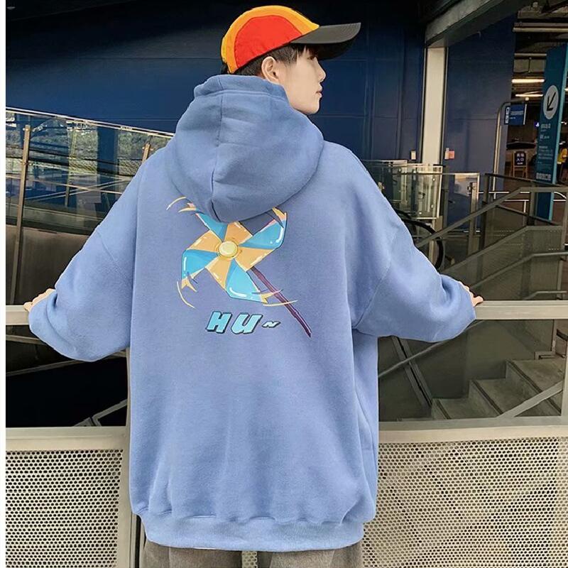 Áo Hoodie Thể Thao Tay Dài In Họa Tiết Hoạt Hình Phong Cách Nhật Bản Thời Trang Mùa Đông Cho Nam Và Nữ Size M-8XL