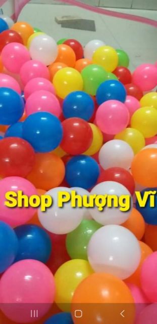 Combo 50 bóng nhựa 7 màu size 5cm hàng Việt Nam cao cấp