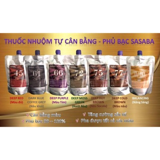 Nhuộm phủ bạc sasaba 450g