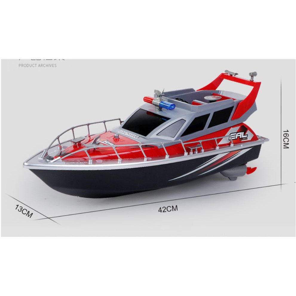 Tàu quân sự police biển dài 42cm sóng 2.4ghz thiết kế siêu đẹp