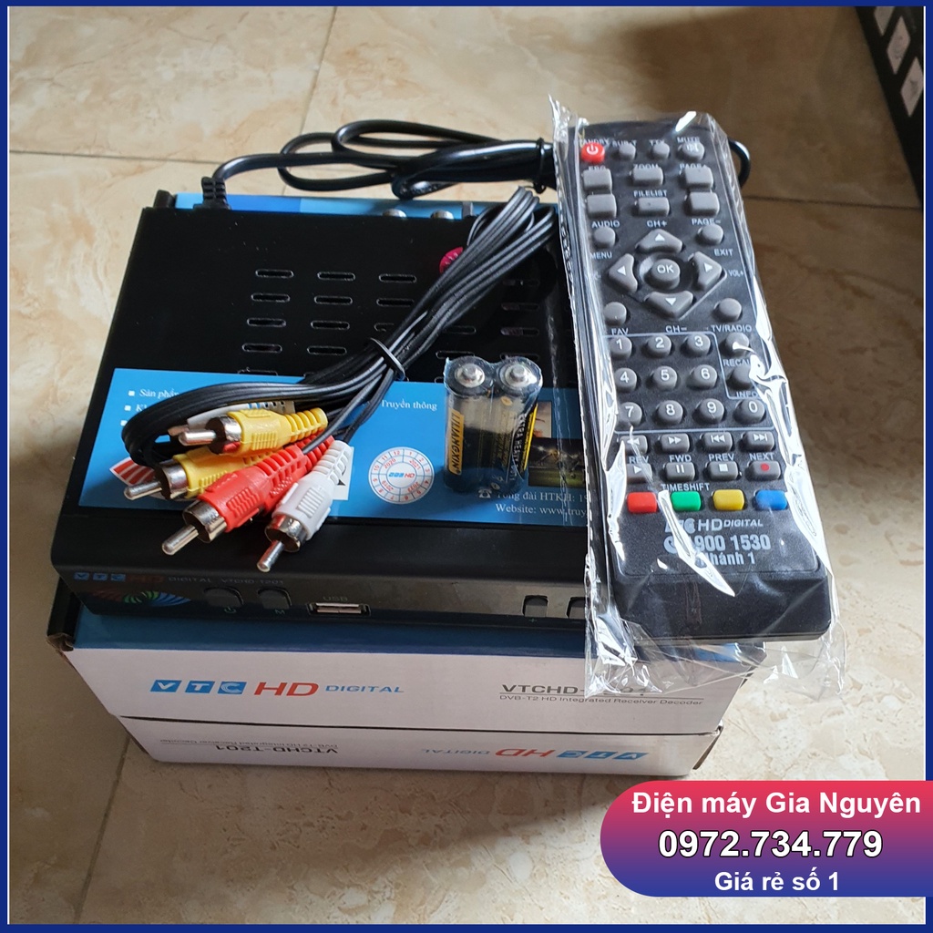 Đầu thu kỹ thuật số DVB - T2 VTC. Bảo hành 12 tháng