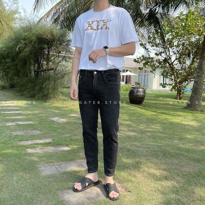 Áo thun Nam cổ tròn GATE6, phông ngắn tay Unisex premium 100% cotton co giãn regular fit XIX Leopard - #G0009